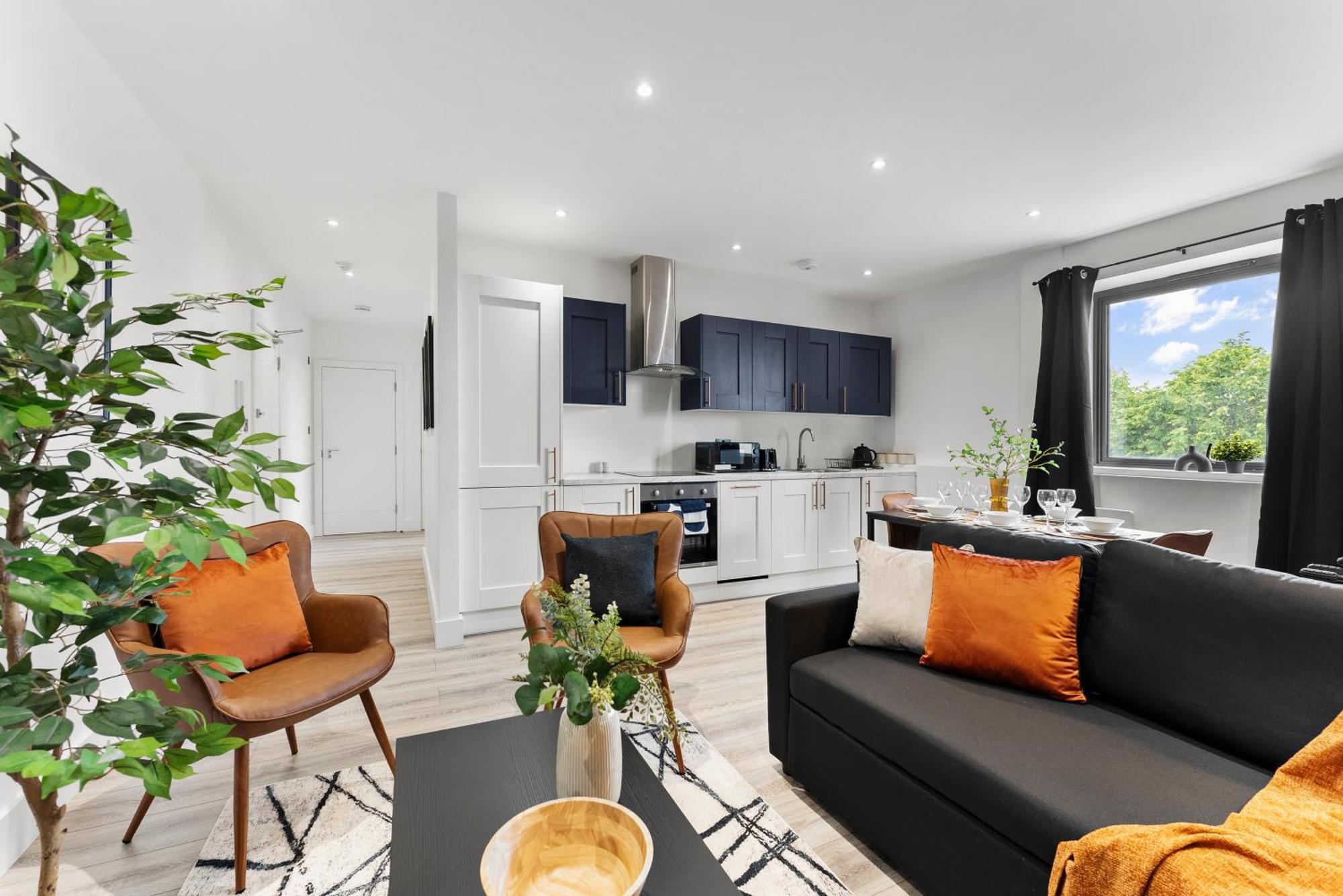 Stylish Two-Bedroom Flat In NWI Esterno foto